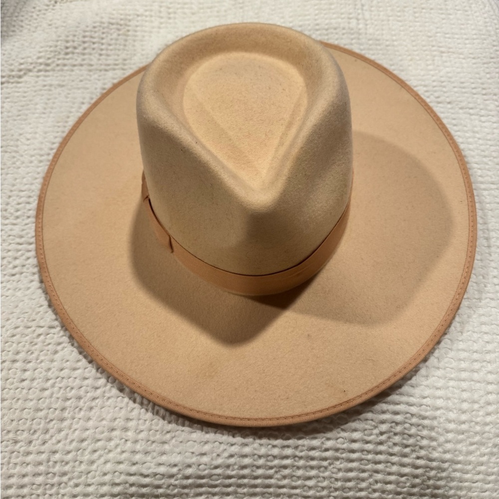 Lack Of Color Cream Wide-Brim Hat
